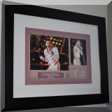 D35. Framed Freddie Mercury artwork. 